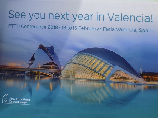 See You next Year in Valencia, Spain – FTTH Conference 2018.