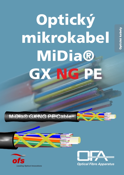 Optický mikrokabel MiDia® GX NG PE