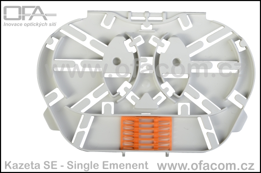 Optická kazeta typu SE COYOTE SFMS - Single Element pro 12 svarů.