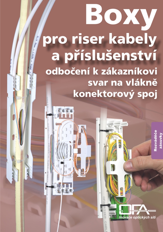 Katalogový list: boxy pro riser kabely a příslušenstní.