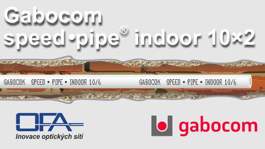 Vnitřní silnostěnná mikrotrubička gabocom speed-pipe-indoor 10×2 mm (10/6 mm).10/6.