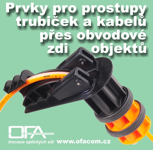 Prvku pro prostupy kabelů a mikrotrubiček do objektů. 