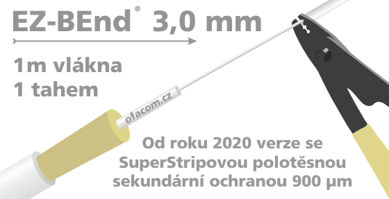 EZ-Bend 3,0 mm v provedení SuperStrip, se zvýšenou tahovou odolností a dalšími vylepšeními..