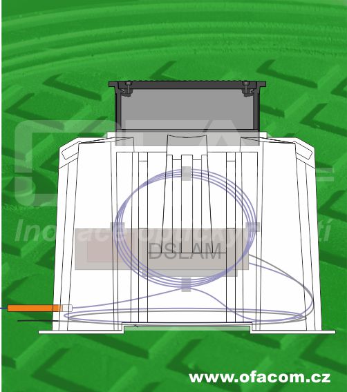 Kabelová komora KK-V2 pro DSLAM