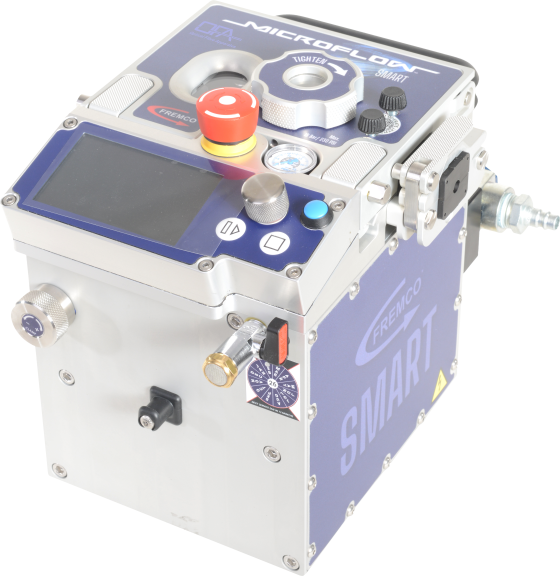 Zafukovačka MicroFlow SMART+ pro mikrokabely a svazky vláken. Zafukovačka FREMCO MicroFlow SMART+ pro mikrokabely a svazky vláken.