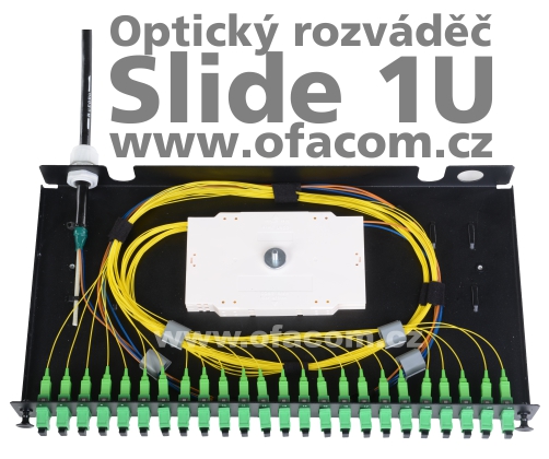 Optický rozváděč SLIDE 1U – návod k montáži