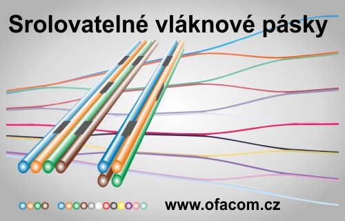 Rollable Optical Fiber Ribbon - srolovatelný pásek vláken nové generace