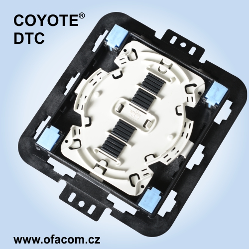 Optická spojka COYOTE DTC s doplňkovou kazetou pro 16 optických svarů