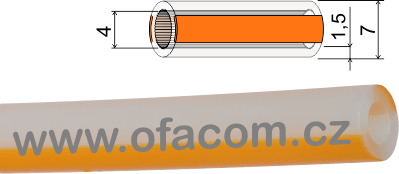 Silnostěnné mikrotrubičky Speed-pipe-ground 7/4 mm (7×1,5 mm)