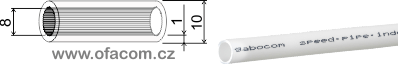 Vnitřní mikrotrubičky Speed-pipe-indoor 10/8 mm