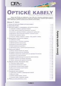 Zemní optické kabely a mikrokabely - obsah kapitoly