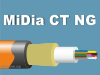 Optický mikrokabel MiDia CT NG 2–24 vláken.